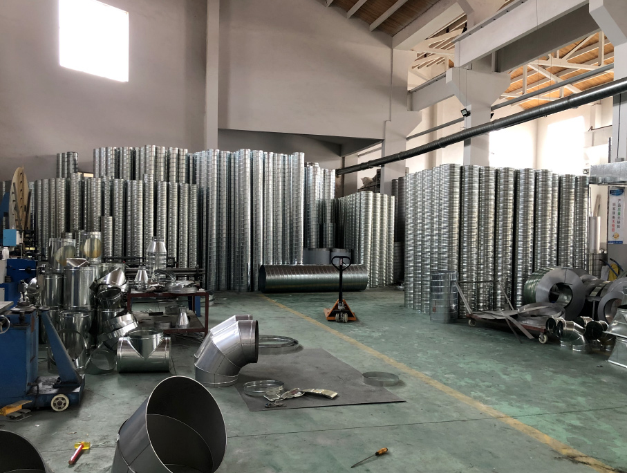 酒（jiǔ）店燒烤店風管加工通風降溫工程的個性化定製的藝術之 佛山萬淨德風