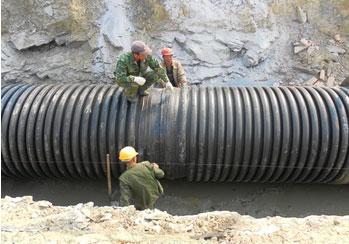 四川hdpe雙壁波紋（wén）管成功案例